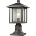 Aspen Oil Rubbed Bronze Outdoor Pier Mounted Fixture | theLightShop