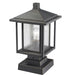 Aspen Oil Rubbed Bronze Outdoor Pier Mounted Fixture - Outdoor Pier Mounted Fixtures