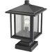 Aspen Oil Rubbed Bronze Outdoor Pier Mounted Fixture - Outdoor Pier Mounted Fixtures