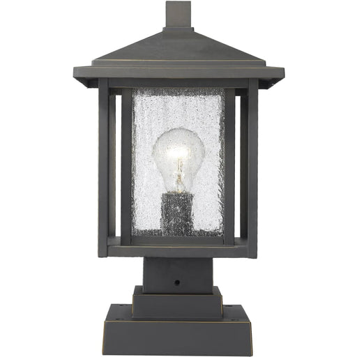 Aspen Oil Rubbed Bronze Outdoor Pier Mounted Fixture - Outdoor Pier Mounted Fixtures