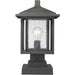 Aspen Oil Rubbed Bronze Outdoor Pier Mounted Fixture - Outdoor Pier Mounted Fixtures