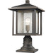 Aspen Oil Rubbed Bronze Outdoor Pier Mounted Fixture | theLightShop