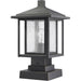 Aspen Oil Rubbed Bronze Outdoor Pier Mounted Fixture - Outdoor Pier Mounted Fixtures