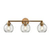 Astoria Satin Gold 3 Light Vanity - Bath & Vanity