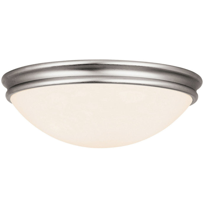 Atom Brushed Steel FlushMount - Flushmounts