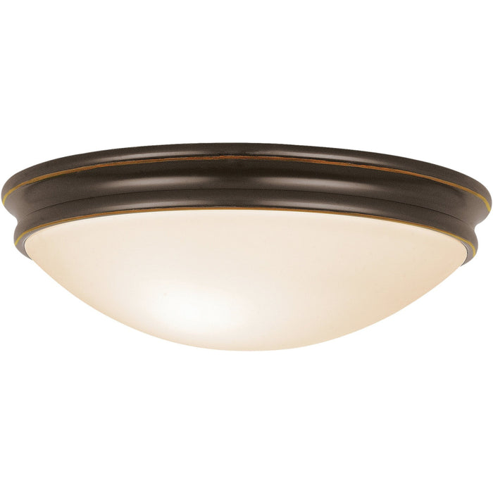 Atom Oil Rubbed Bronze LED FlushMount - Flushmounts