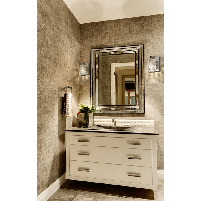 Aubrey Brushed Nickel 1 Light Wall Sconce - Wall Sconces