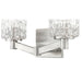 Aubrey Brushed Nickel 2 Light Vanity - Bath & Vanity