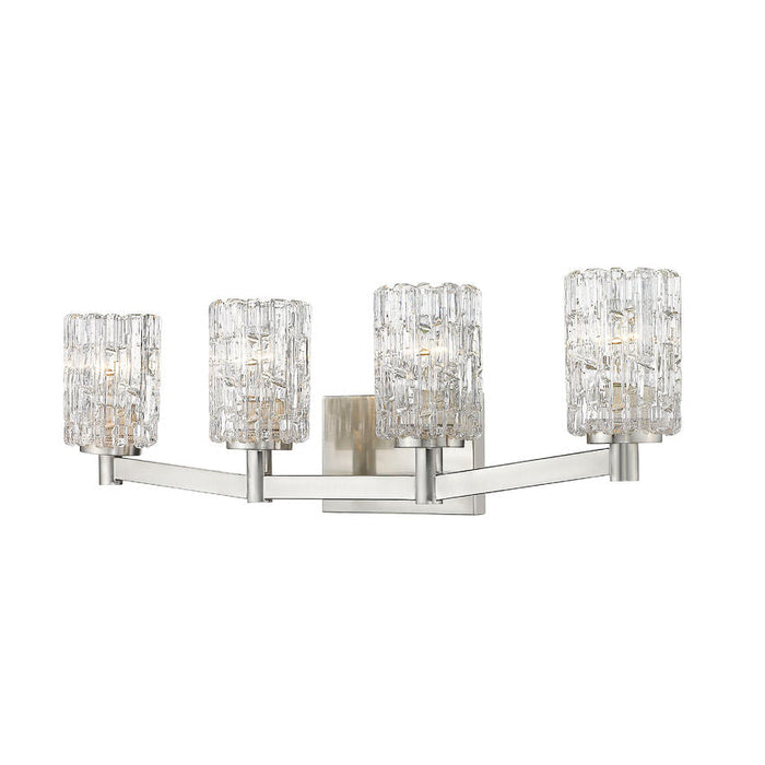 Aubrey Brushed Nickel 4 Light Vanity - Bath & Vanity