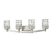 Aubrey Brushed Nickel 4 Light Vanity | theLightShop