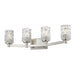 Aubrey Brushed Nickel 4 Light Vanity - Bath & Vanity