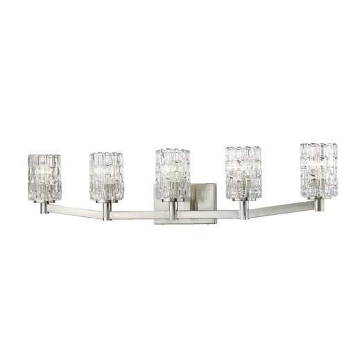 Aubrey Brushed Nickel 5 Light Vanity | theLightShop