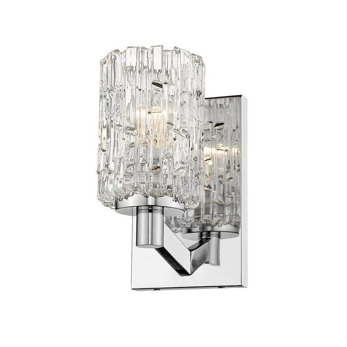 Aubrey Chrome 1 Light Wall Sconce - Wall Sconces
