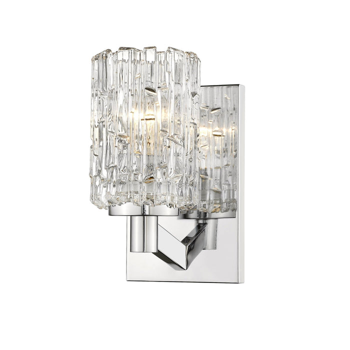 Aubrey Chrome 1 Light Wall Sconce | theLightShop