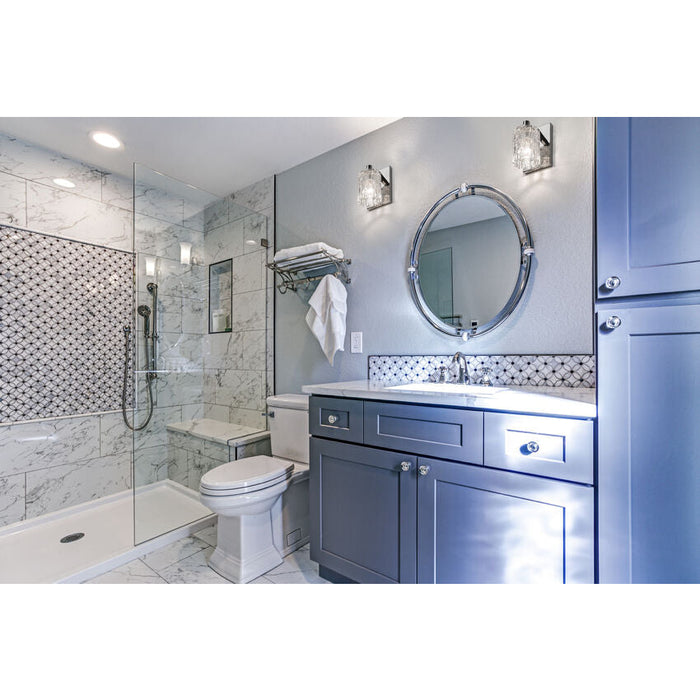 Aubrey Chrome 1 Light Wall Sconce - Wall Sconces