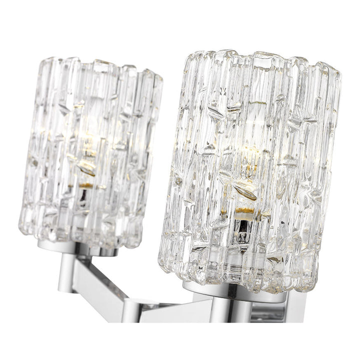 Aubrey Chrome 2 Light Vanity - Bath & Vanity