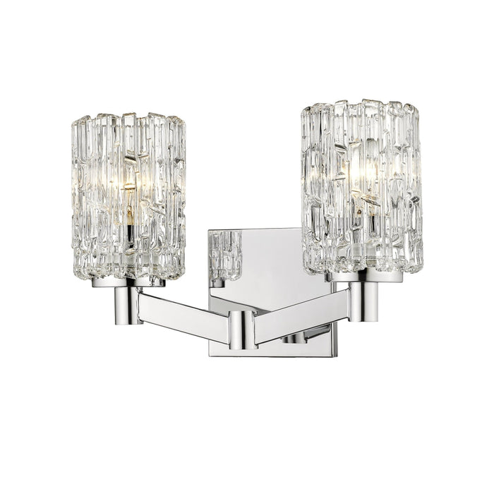 Aubrey Chrome 2 Light Vanity | theLightShop