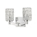 Aubrey Chrome 2 Light Vanity - Bath & Vanity