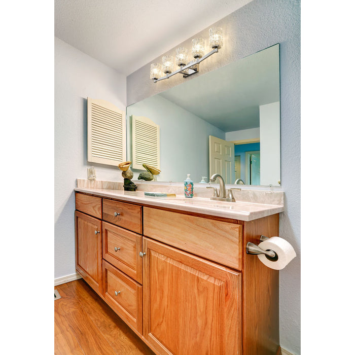 Aubrey Chrome 5 Light Vanity - Bath & Vanity