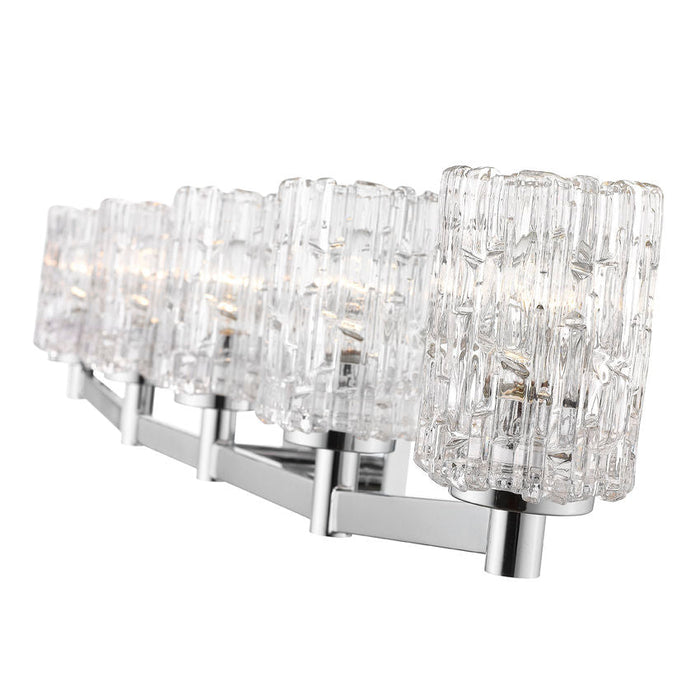 Aubrey Chrome 5 Light Vanity - Bath & Vanity
