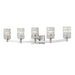 Aubrey Chrome 5 Light Vanity | theLightShop