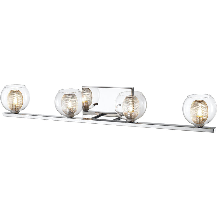 Auge Chrome LED Vanity | theLightShop