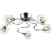 Auge Chrome Semi-Flushmount - Semi-Flushmounts