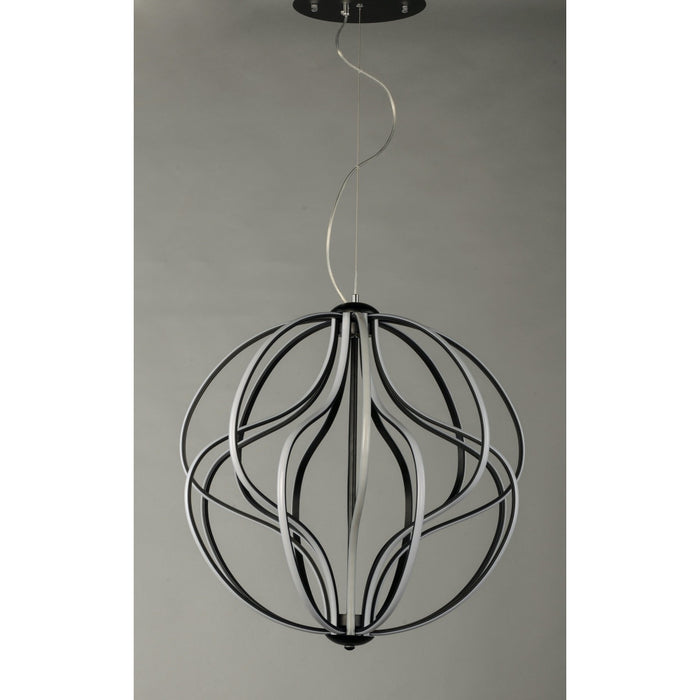 Aura Black LED Single Pendant - Pendants