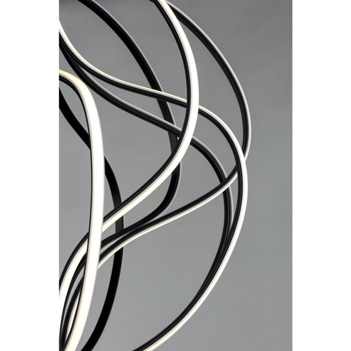 Aura Black LED Single Pendant - Pendants