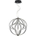 Aura Black LED Single Pendant - Pendants