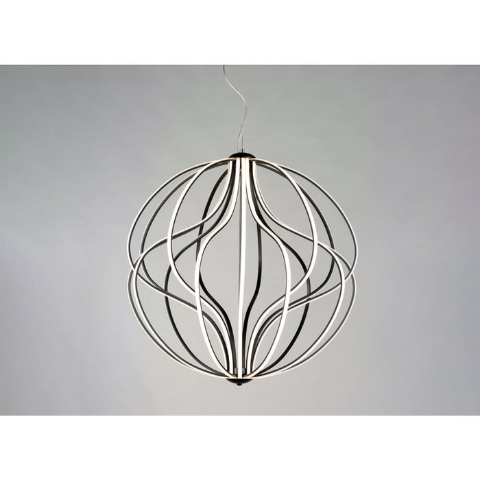 Aura Black LED Single Pendant - Pendants