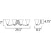 Aurora Satin Nickel Bath Vanity - Bath Vanity