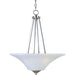 Aurora Satin Nickel Invert Bowl Pendant - Pendants