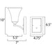 Aurora Satin Nickel Wall Sconce - Wall Sconce