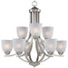 Axis Satin Nickel Chandelier - Chandeliers