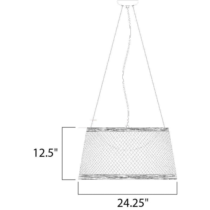 Bahama White LED Outdoor Pendant - Outdoor Pendant
