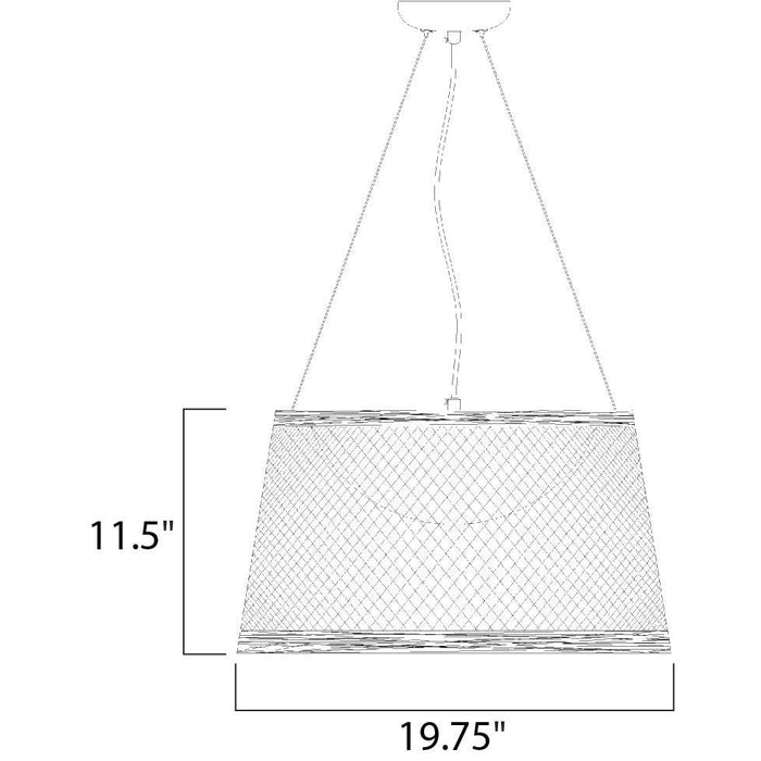 Bahama White LED Outdoor Pendant - Outdoor Pendant