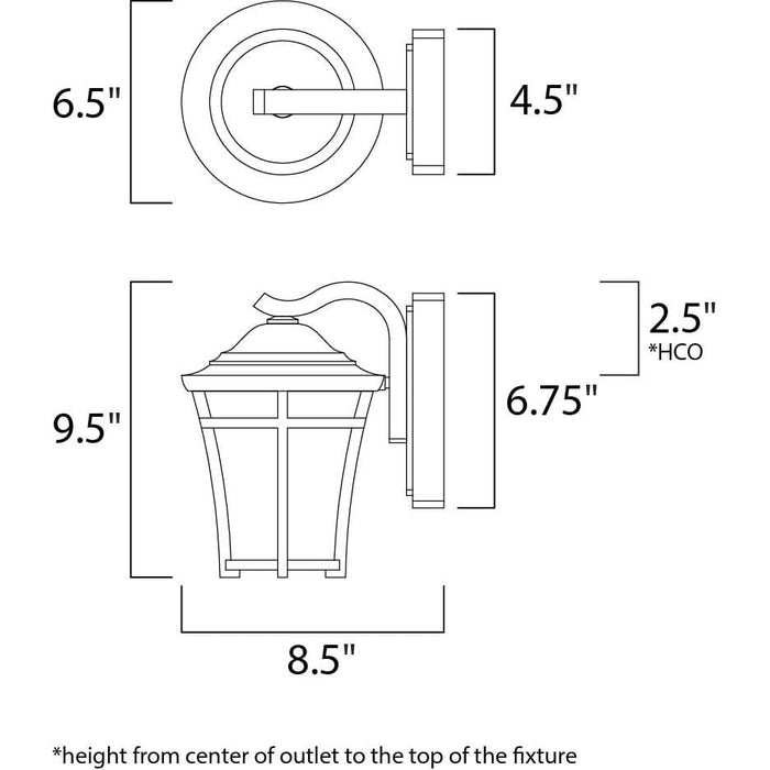 Balboa DC Copper Oxide Outdoor Wall Mount - Outdoor Wall Mount