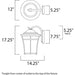 Balboa DC Copper Oxide Outdoor Wall Mount - Outdoor Wall Mount