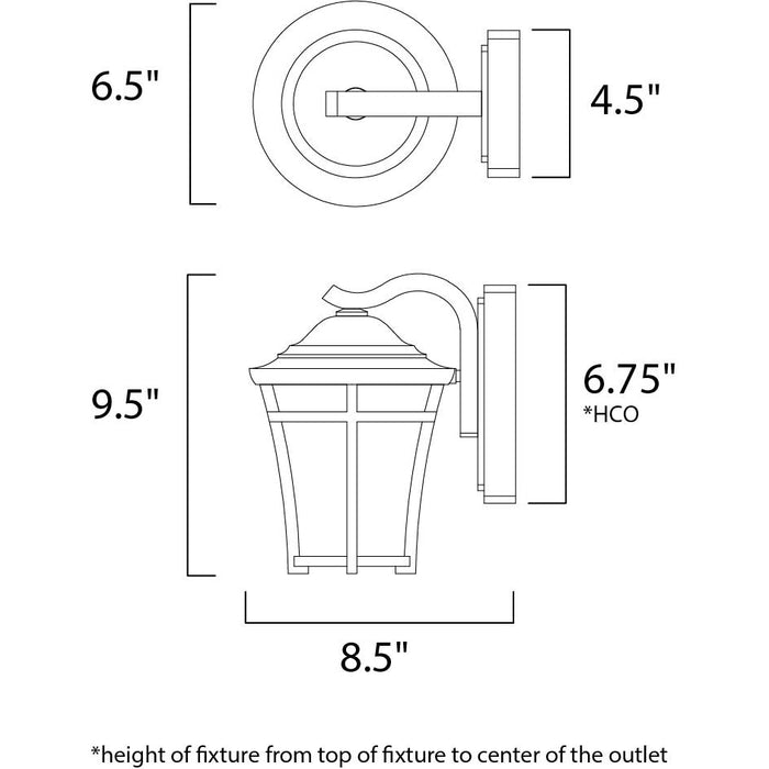 Balboa DC LED E26 Copper Oxide LED Outdoor Wall Mount - Outdoor Wall Mount