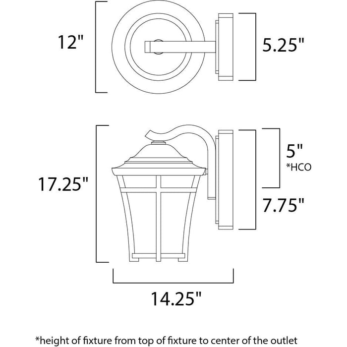 Balboa DC LED E26 Copper Oxide LED Outdoor Wall Mount - Outdoor Wall Mount