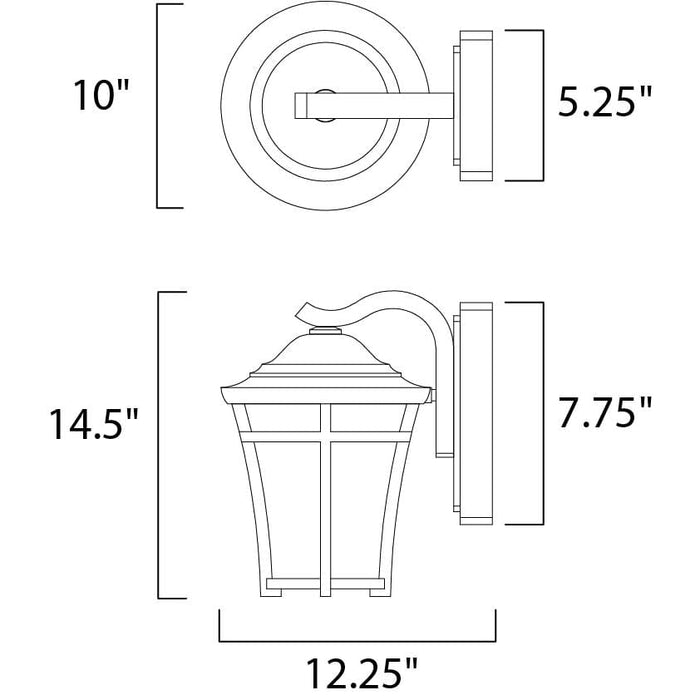 Balboa DC LED E26 Copper Oxide LED Outdoor Wall Mount - Outdoor Wall Mount