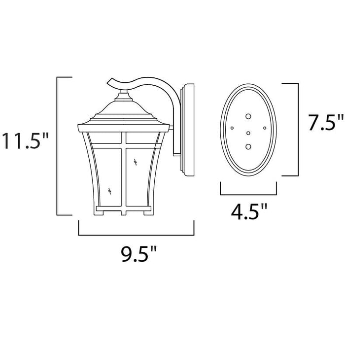 Balboa VX Copper Oxide Outdoor Wall Mount - Outdoor Wall Mount