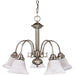 Ballerina Brushed Nickel Chandelier - Chandeliers