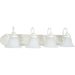 Ballerina Textured White Wall Sconce - Wall Sconce