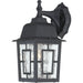 Banyon Textured Black Outdoor Wall Lantern - Outdoor Wall Lantern