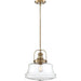 Basel Burnished Brass Pendants - Pendants