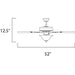 Basic-Max Matte White Indoor Ceiling Fan - Indoor Ceiling Fan