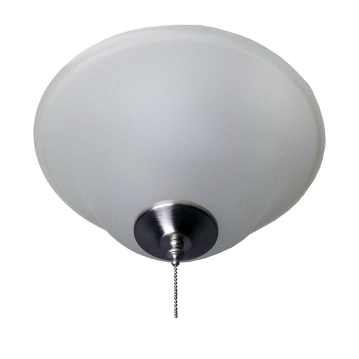 Basic-Max Satin Nickel Ceiling Fan Light Kit - Ceiling Fan Light Kit