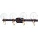 Bauhaus Bronze / Satin Brass Bath Vanity - Bath Vanity